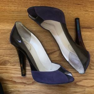 Emilio Pucci peep toe pumps, 6.5